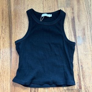 Verge Girl Golden Line Ribbed Top